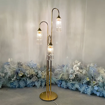 Lavisa - Crystal Floor Lamp Standing Wedding Party Decoration Light