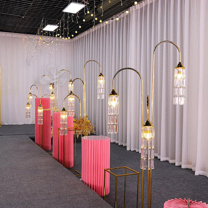 Lavisa - Crystal Floor Lamp Standing Wedding Party Decoration Light