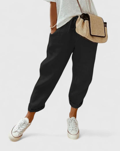 Lavisa - Elegant Tailored Wide Leg Pants for Women