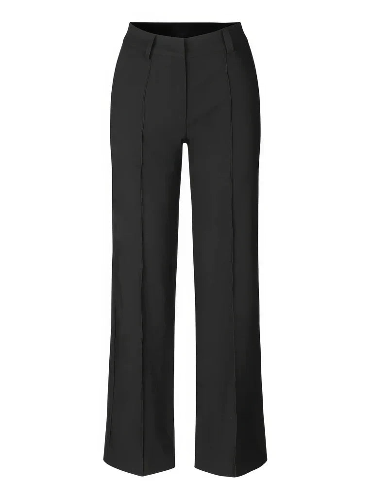 Lavisa - Women's High Waist Wide Leg Tailored Dress Pants