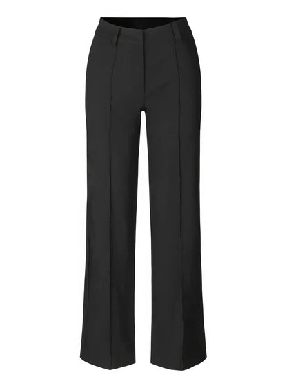 Lavisa - Women's High Waist Wide Leg Tailored Dress Pants