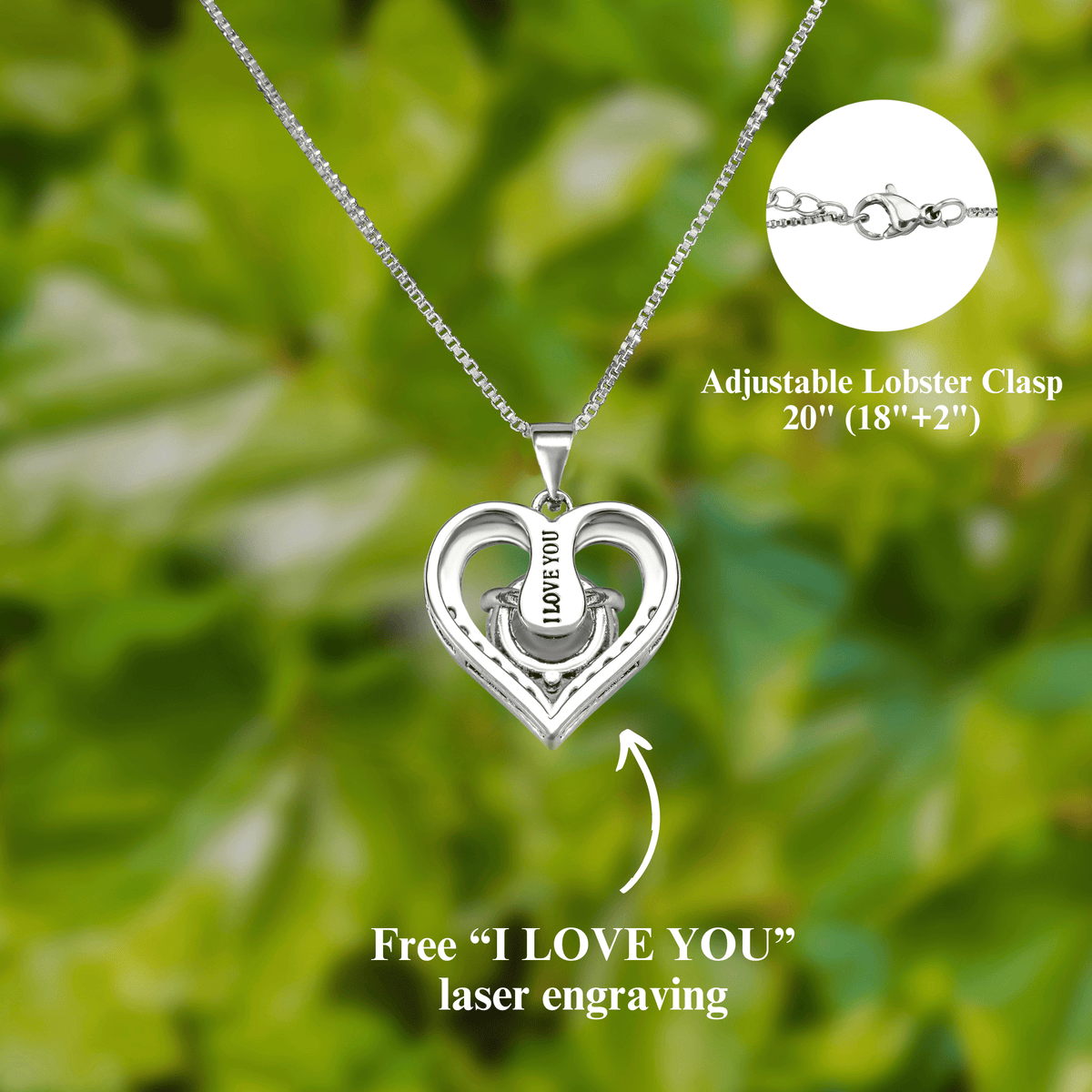 Lavisa - To My Wife Moissanite Necklace
