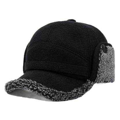 Lavisa - Winter Baseball Cap with Fleece Earflaps