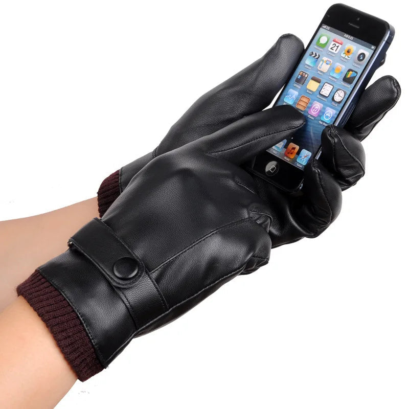Lavisa - Touchscreen Men's Winter Leather Gloves