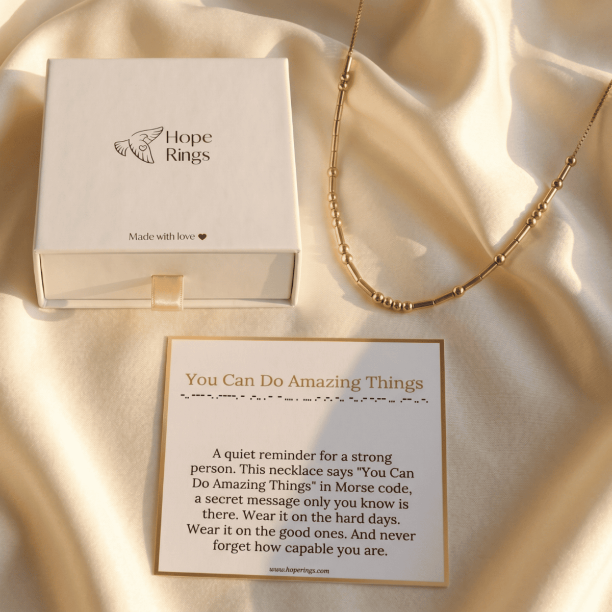 Lavisa - Morse Code Necklace