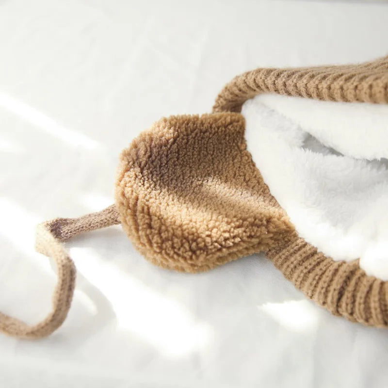 Lavisa - Kids Knit Beanie Winter Hat with Earflaps