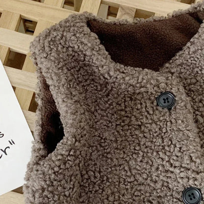Lavisa - Kids Lamb Wool Winter Vest Outerwear