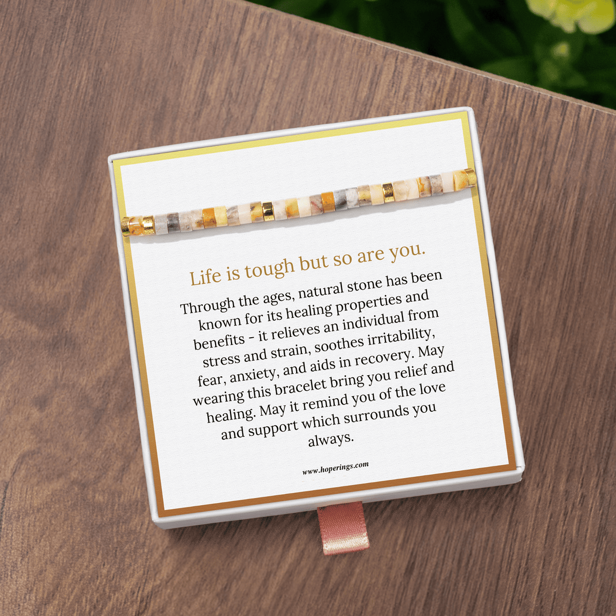 Lavisa - Life Is Tough But So Are You Bracelet
