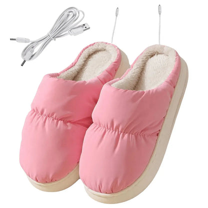 Lavisa - USB Heated Slippers - Electric Foot Warmer for Home & Office