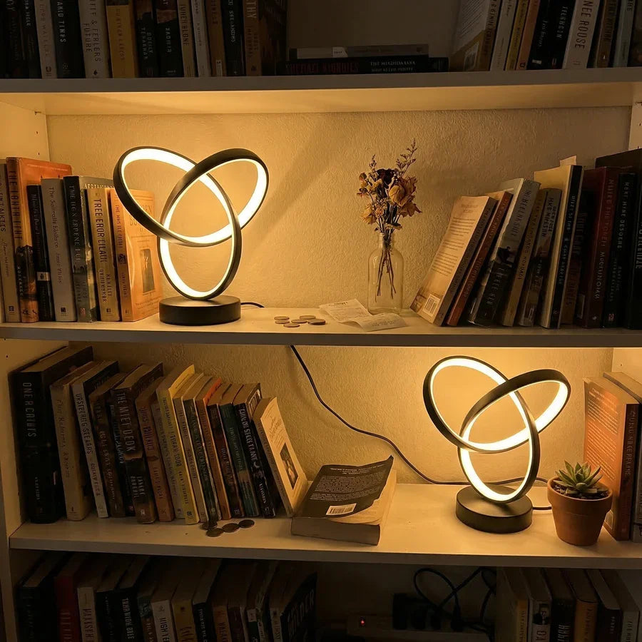 Lavisa - Modern Spiral LED Desk Accent Lamp
