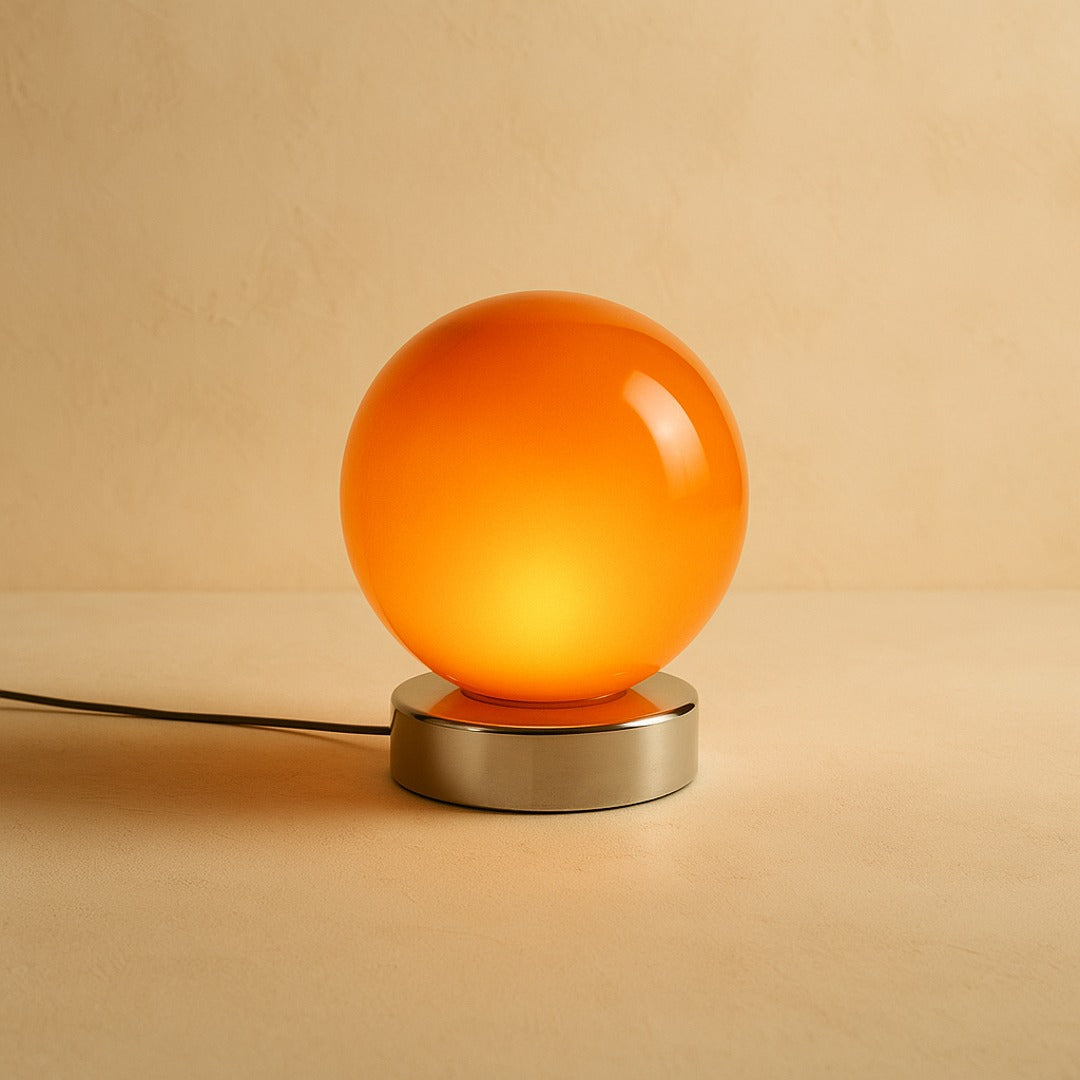 Lavisa - Dimmable Amber Glass Globe Lamp