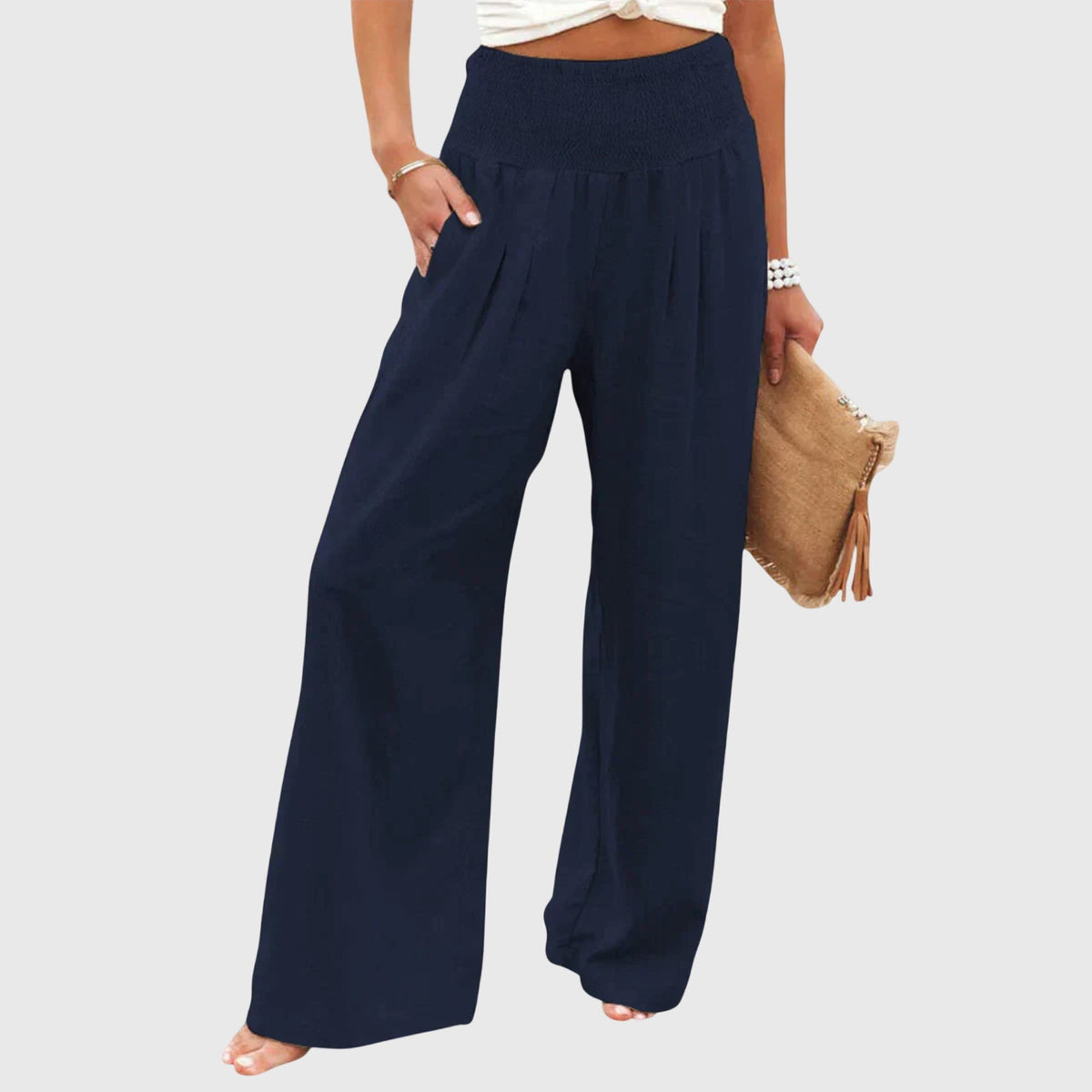 Lavisa - Flowing Wide Leg Elegant Pants