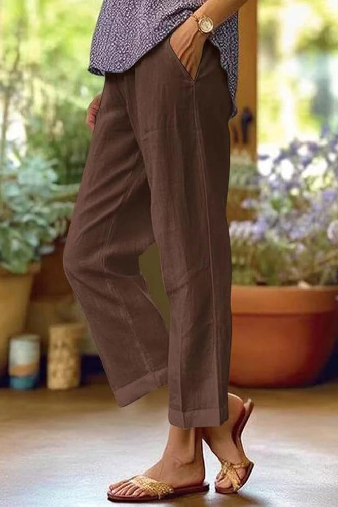 Lavisa - Lightweight Summer Trousers Breathable Casual Pants