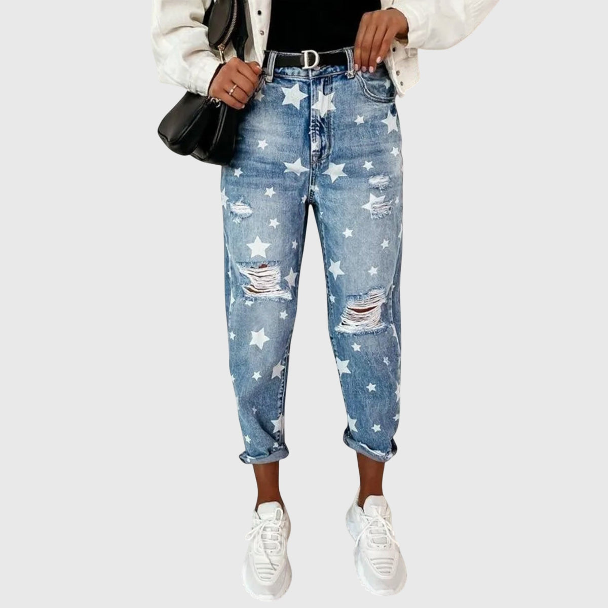 Lavisa - Women's Unique Patterned Comfortable Pants - Versatile Style