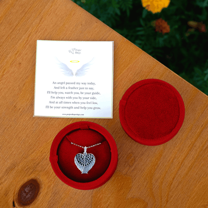 Lavisa - Guardian Angel Urn Necklace - Memorial Keepsake Jewelry