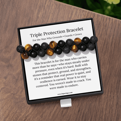 Lavisa - Triple Protection Stone Bracelet