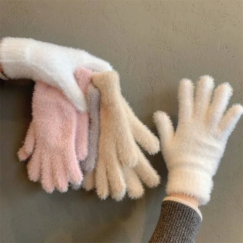 Lavisa - Soft Plush Winter Gloves for Women