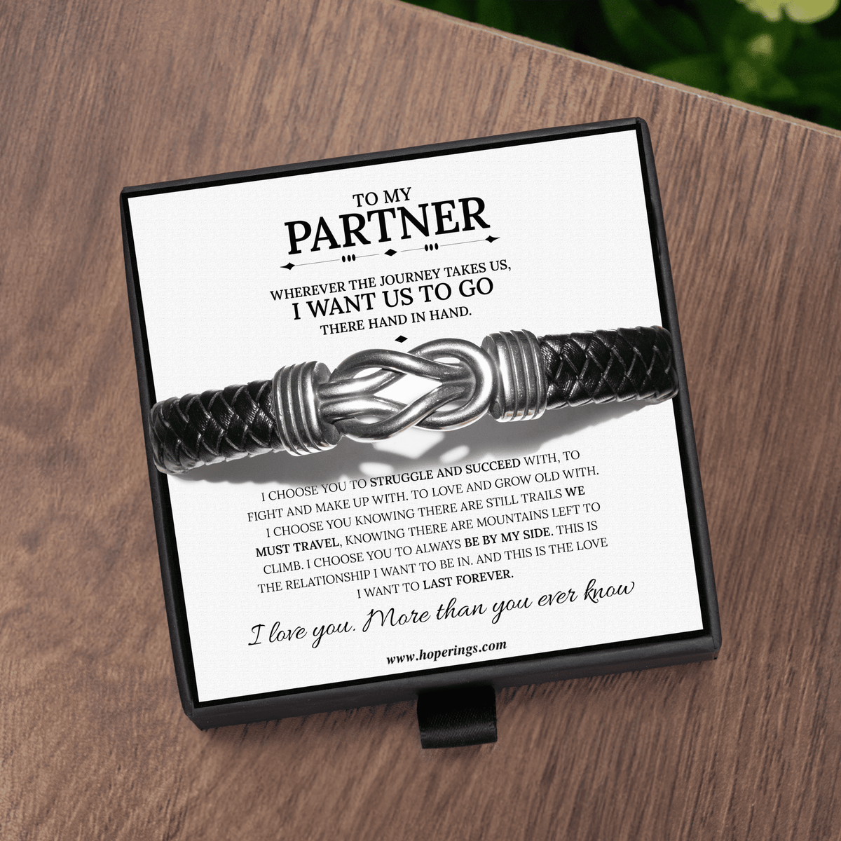 Lavisa - To My Partner Forever Linked Bracelet