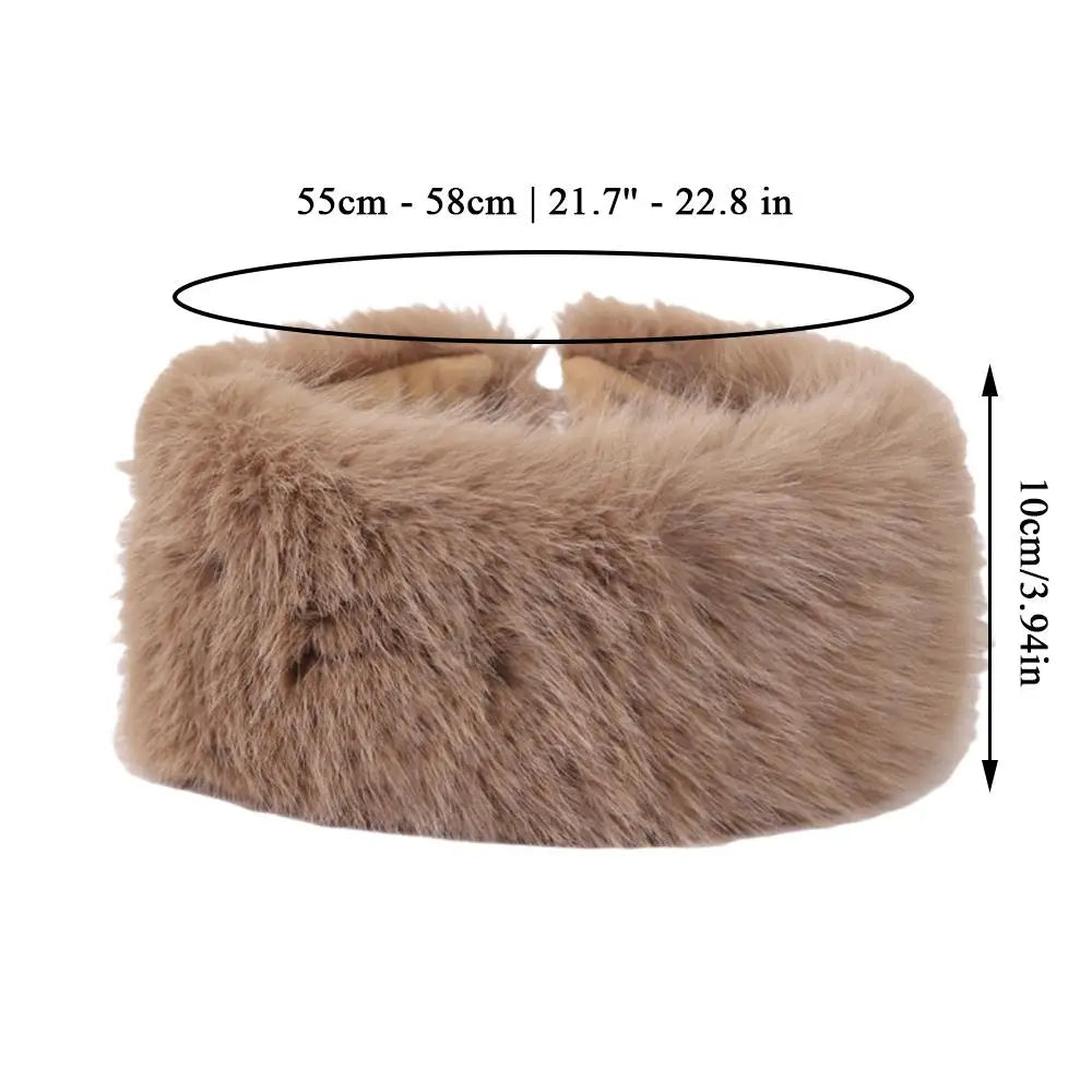 Lavisa - Fluffy Faux Fur Winter Headband