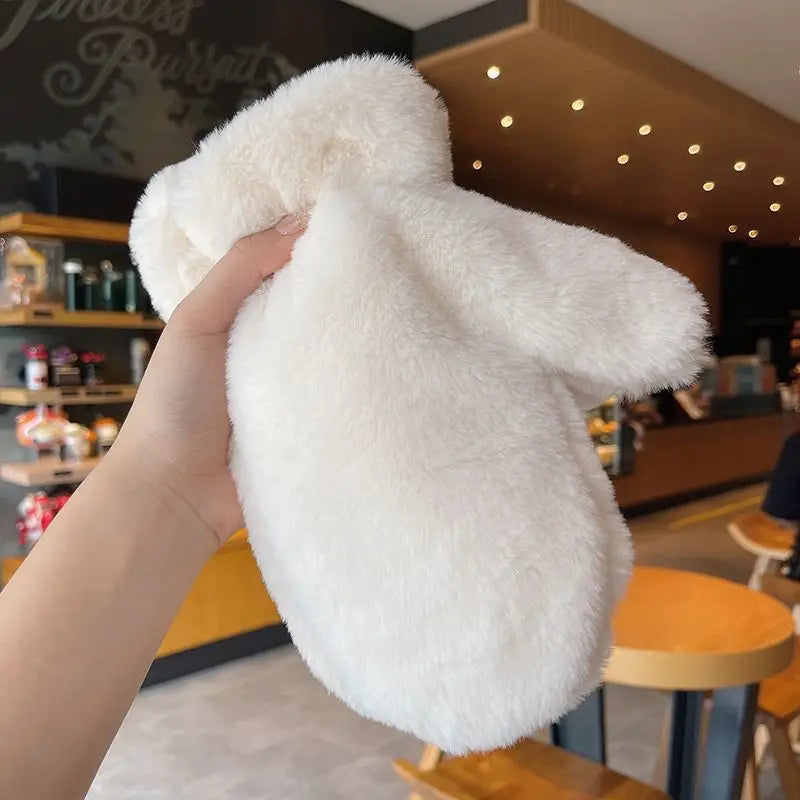 Lavisa - Fluffy Plush Mittens Winter Warm Gloves