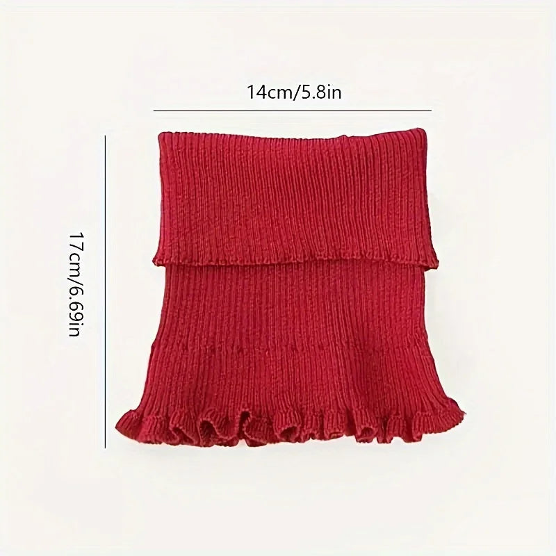 Lavisa - Elegant Knitted Turtleneck Neck Warmer for Women - Detachable Scarf