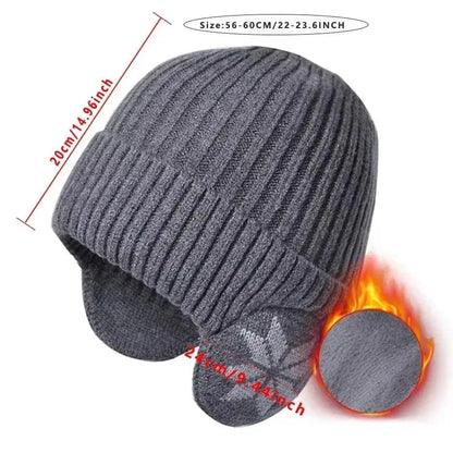 Lavisa - Unisex Winter Knit Beanie Hat - Warm Ear Protection & Thermal Cap