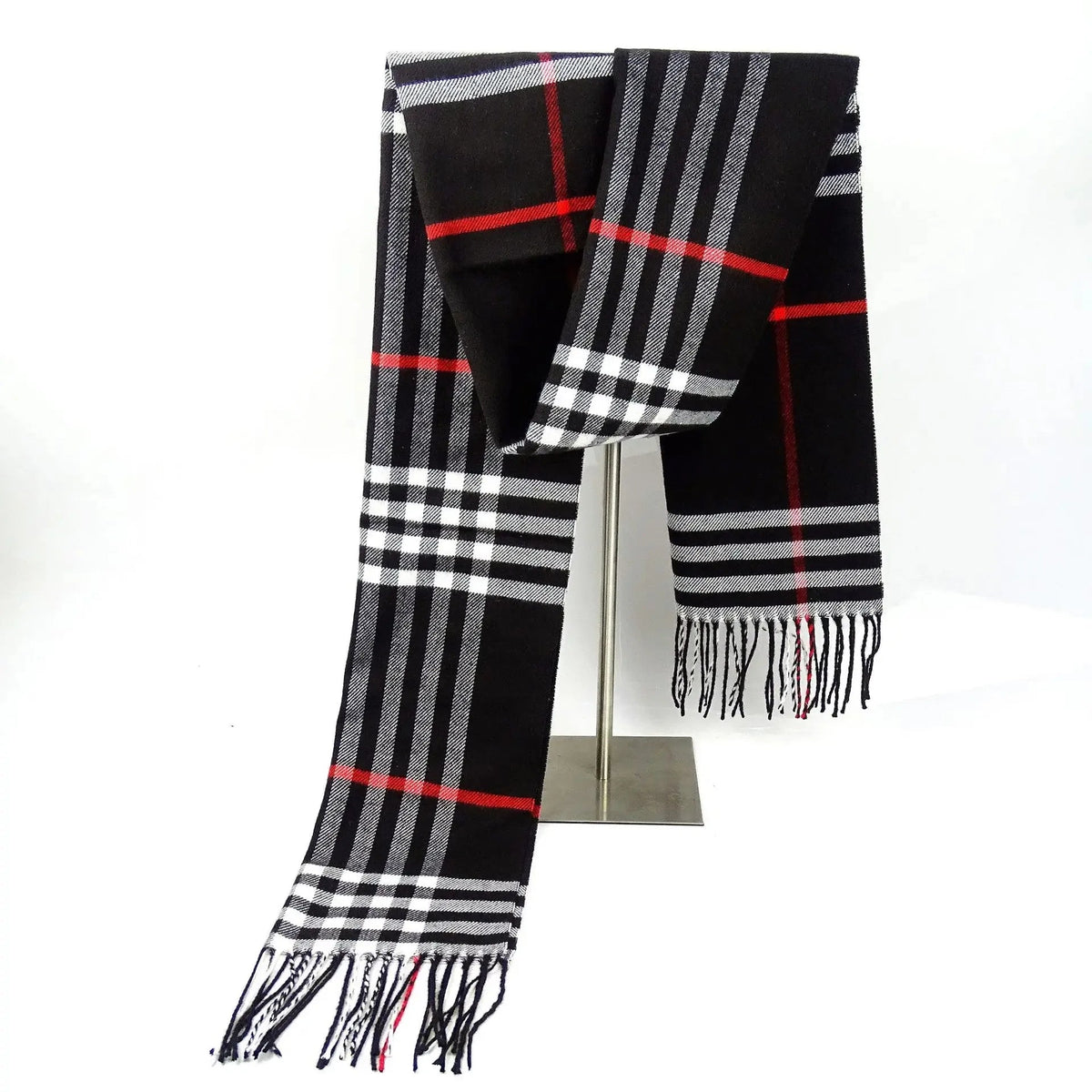 Lavisa - Plaid Cashmere Feel Winter Scarf and Neck Warmer