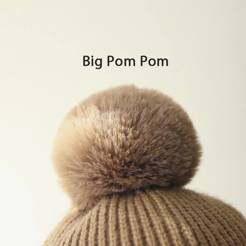 Lavisa - Kids Knit Beanie Winter Hat with Earflaps