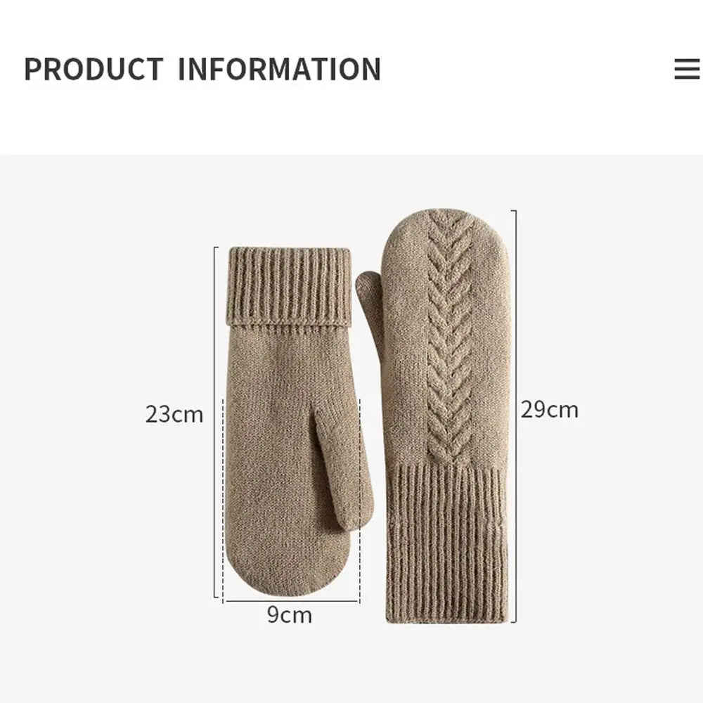 Lavisa - Double Layer Fleece Lined Winter Mittens