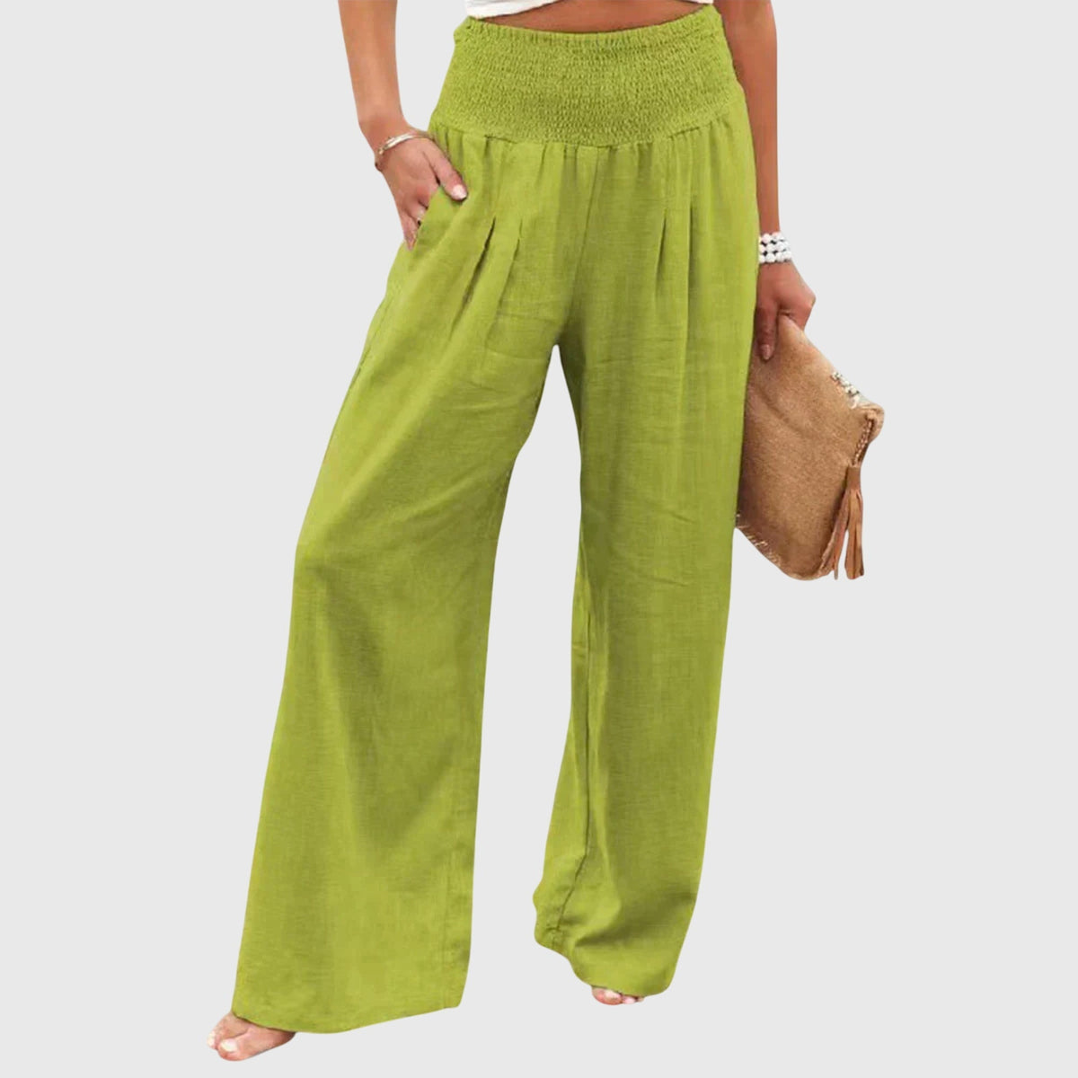 Lavisa - Flowing Wide Leg Elegant Pants