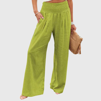 Lavisa - Flowing Wide Leg Elegant Pants