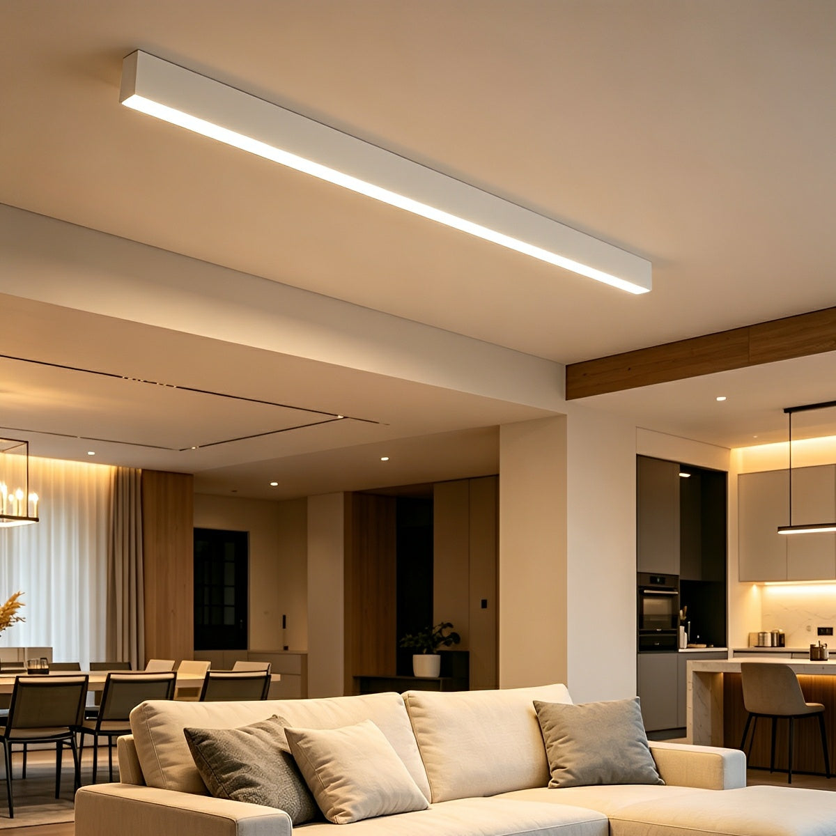 Lavisa - Modern LED Ceiling Light Strip Dimmable Chandelier