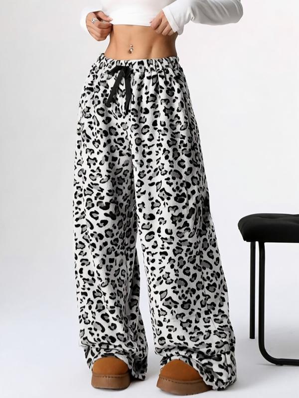 Lavisa - Women's Plaid Wide-Leg Lounge Pants