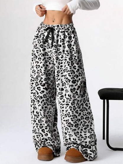 Lavisa - Women's Plaid Wide-Leg Lounge Pants