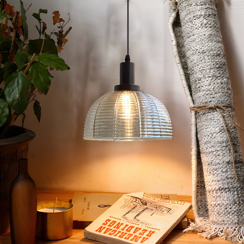 Lavisa - Vintage Glass Dome Pendant Light
