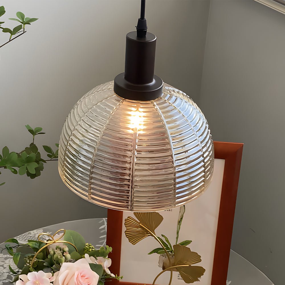 Lavisa - Vintage Glass Dome Pendant Light