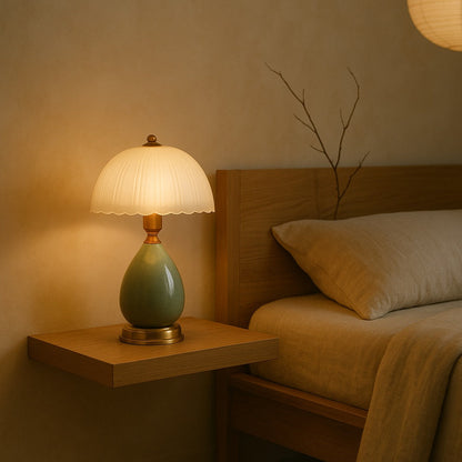 Lavisa - Ceramic Bedside Table Lamp