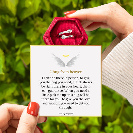 Lavisa - Hug From Heaven Memorial Adjustable Ring