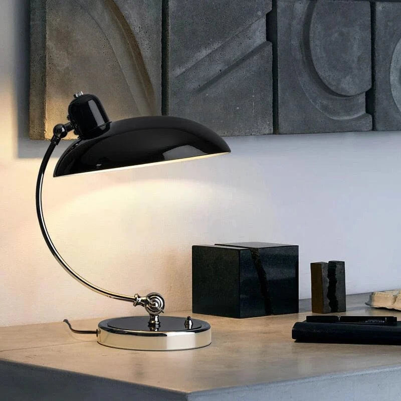 Lavisa adjustable Bauhaus metal desk lamp for home and office workspaces. (View 5)