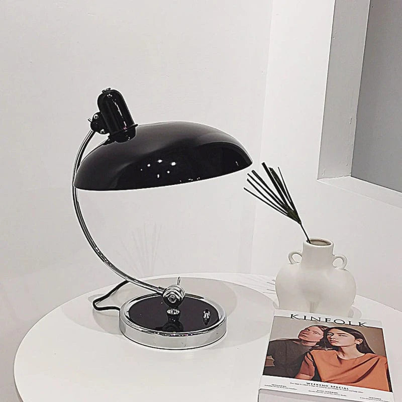 Lavisa adjustable Bauhaus metal desk lamp for home and office workspaces. (View 9)
