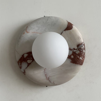 Lavisa - Modern Disc Globe Wall Light - Minimalist LED Fixture