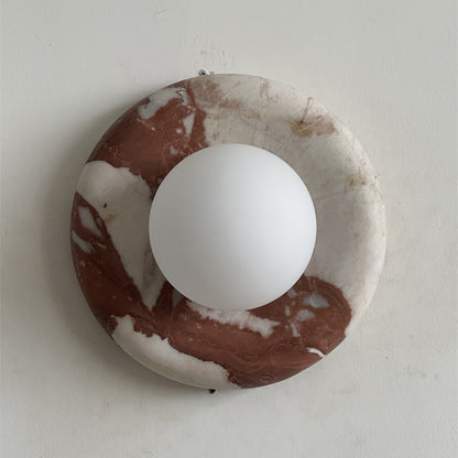 Lavisa - Modern Disc Globe Wall Light - Minimalist LED Fixture