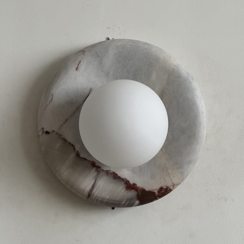 Lavisa - Modern Disc Globe Wall Light - Minimalist LED Fixture