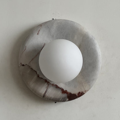 Lavisa - Modern Disc Globe Wall Light - Minimalist LED Fixture