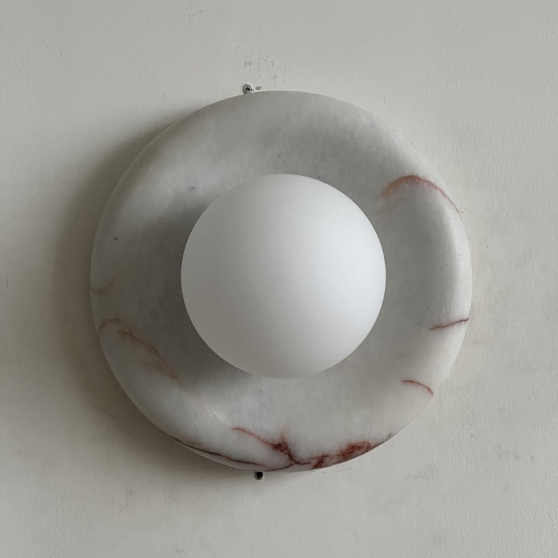 Lavisa - Modern Disc Globe Wall Light - Minimalist LED Fixture