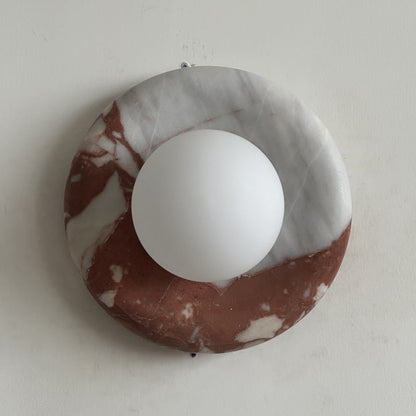 Lavisa - Modern Disc Globe Wall Light - Minimalist LED Fixture