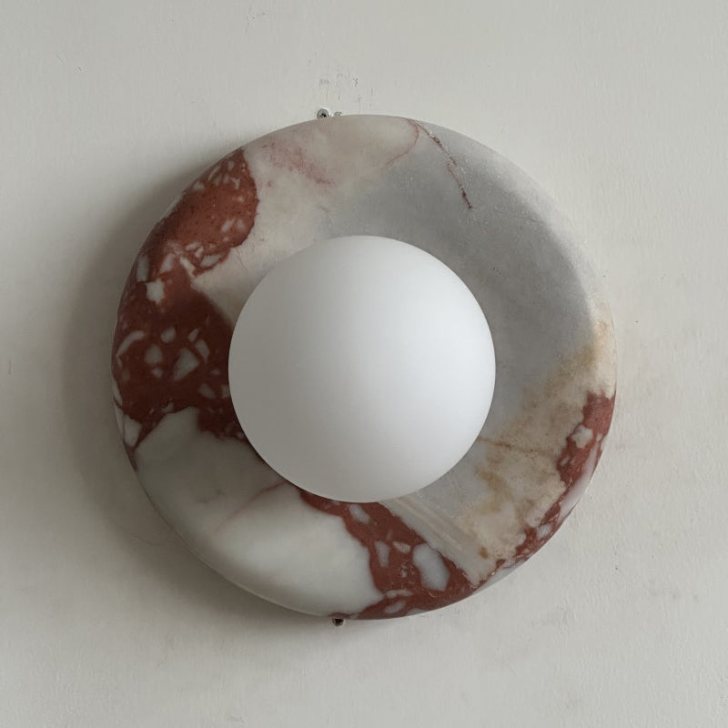 Lavisa - Modern Disc Globe Wall Light - Minimalist LED Fixture