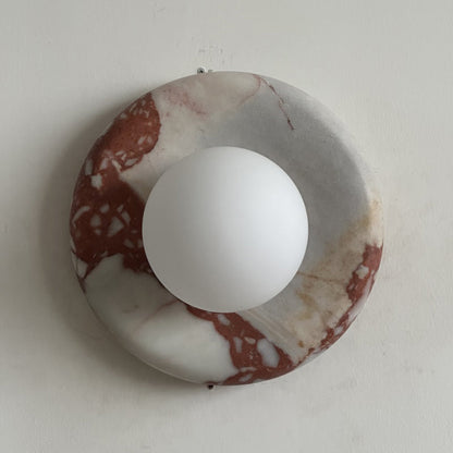 Lavisa - Modern Disc Globe Wall Light - Minimalist LED Fixture