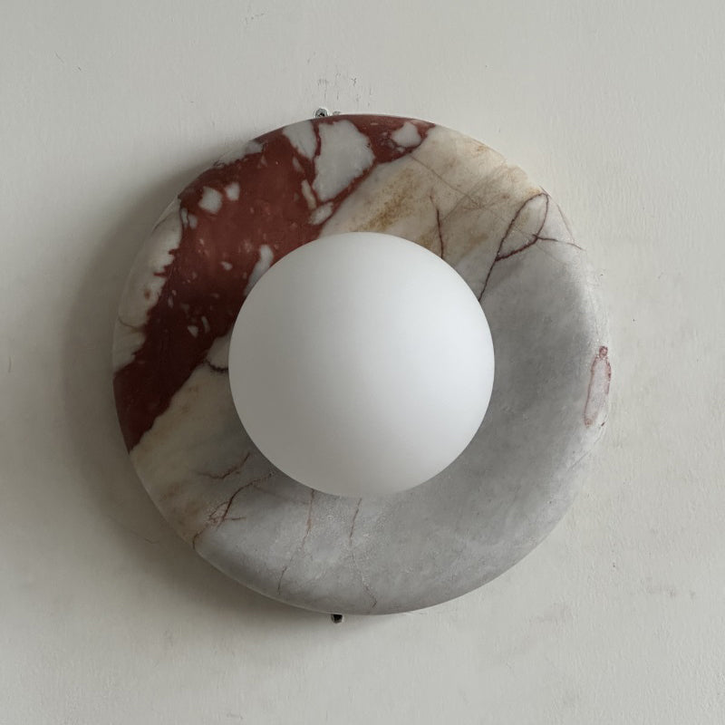Lavisa - Modern Disc Globe Wall Light - Minimalist LED Fixture