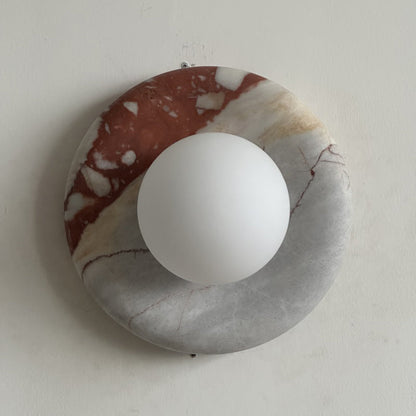 Lavisa - Modern Disc Globe Wall Light - Minimalist LED Fixture